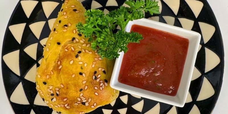Spinach samosa